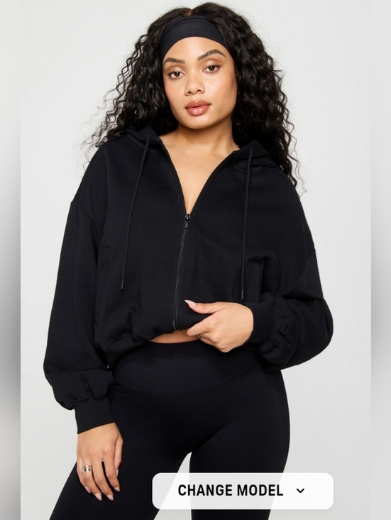 Fabletics Jackets & Blazers - Fabletics Weekend Full-Zip Baggy Hoodie